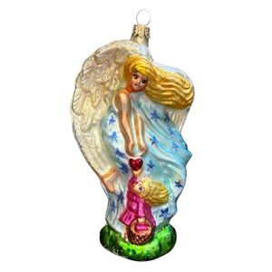 Christopher Radko A LOVING HEART Christmas Holiday Angel Ornament Vintage 1997